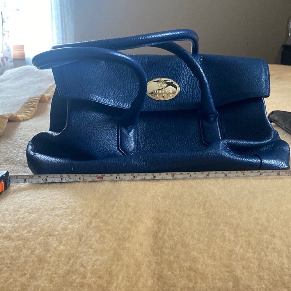 Roberto Cavalli pebble leather bag